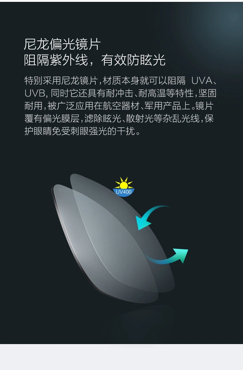 Новые xiaomi mijia нейлоновые поляризованные солнцезащитные очки Авиатор pro UV400 ультра-тонкие легкие для вождения на открытом воздухе