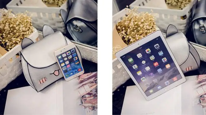 Сумка мессенджер с милым котенком для девушек женская сумка отдыха высокое