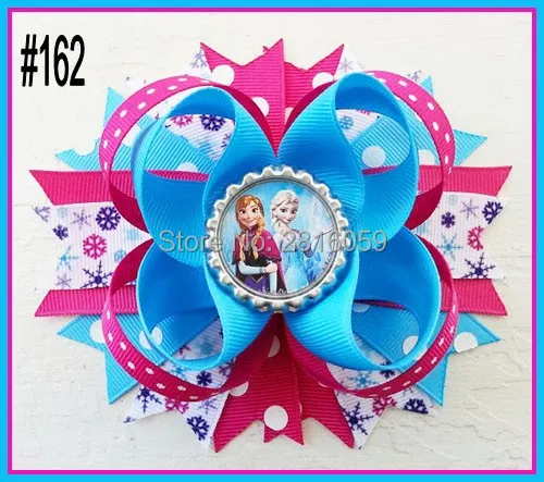 Бесплатная доставка 12 шт. 4 5 дюйма модный многослойный бантик для волос на день