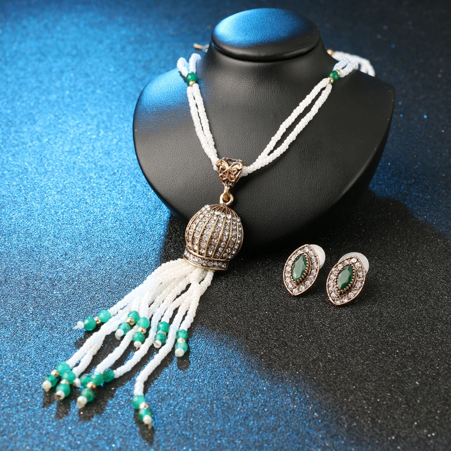 Модные Винтажные Ювелирные наборы Kinel 2016 новое ожерелье с кулоном в виде цветка