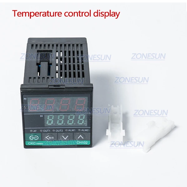control box ZONESUN машина для горячего тиснения фольгой аксессуар Запасные Части положение держатель рулона фольги держатель Т-образной паз верстак нагревательный элемент - Цвет: control box