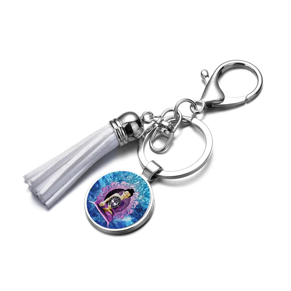 Азиатских буддизм дзен медитации Религия цепочка для ключей Древо жизни синий