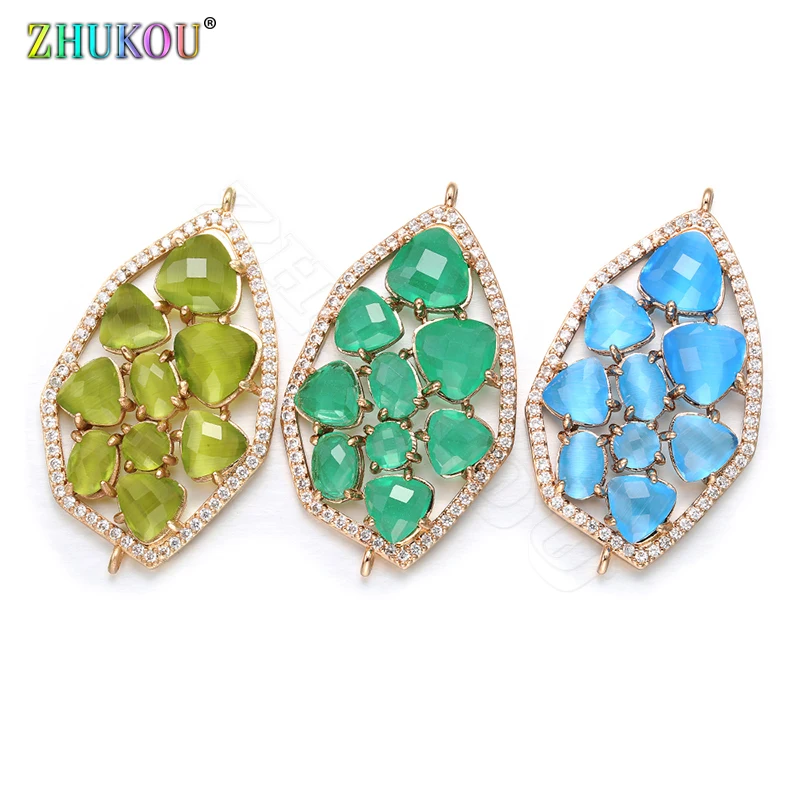 ZHUKOU 2019 Новое поступление Многоцветный модный DIY Ювелирный соединитель