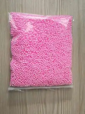 pink(10g) 1 упаковка пенополистирол пенопласт шары DIY частицы снега грязи аксессуары слайм шары маленькие крошечные Штурмовое снаряжение для пенный заполнитель 2,5-3,5 мм - Цвет: pink(10g)