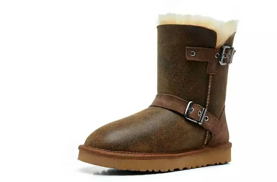 Новинка 2019 лидер продаж зимние сапоги из овчины и натурального меха 100% шерсть