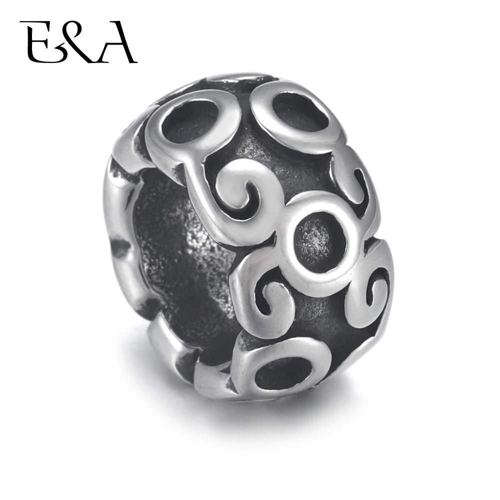 4 шт. бусины из нержавеющей стали 8 мм|Бусины| |