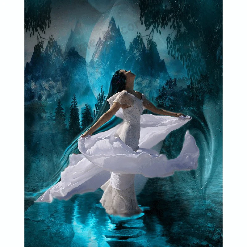 Новое поступление мозаика для девочек 5D вышивка своими руками значки танцовщица