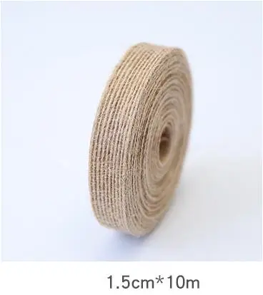 5 м/10 м/шт. натуральная винтажная джутовая Мешковина лента DIY свадебный пояс ремень вечерние украшения Ремесло джутовое кружево лента