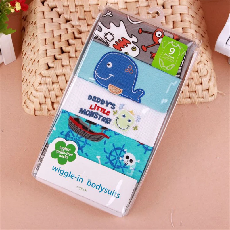 5 шт. детские комбинезоны летние Одежда для маленьких девочек 2018 новорожденных