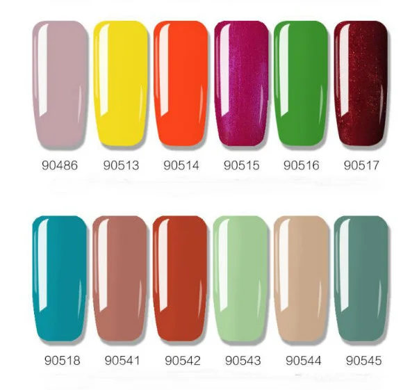 10 шт./лот Ibcccndc УФ светодиодный Гель-лак для ногтей замочить от Vernis Полупостоянный Топ Базовое покрытие гель лак Гель-лак Shilak
