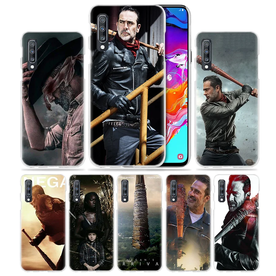 Negan с изображениями из сериала «Ходячие мертвецы» чехол для samsung Galaxy A50 A70 A80 A20e A60 A40 A30 A20 A10 A8 A6 плюс A9 A7 жесткий чехол для телефона из поликарбоната с Coque