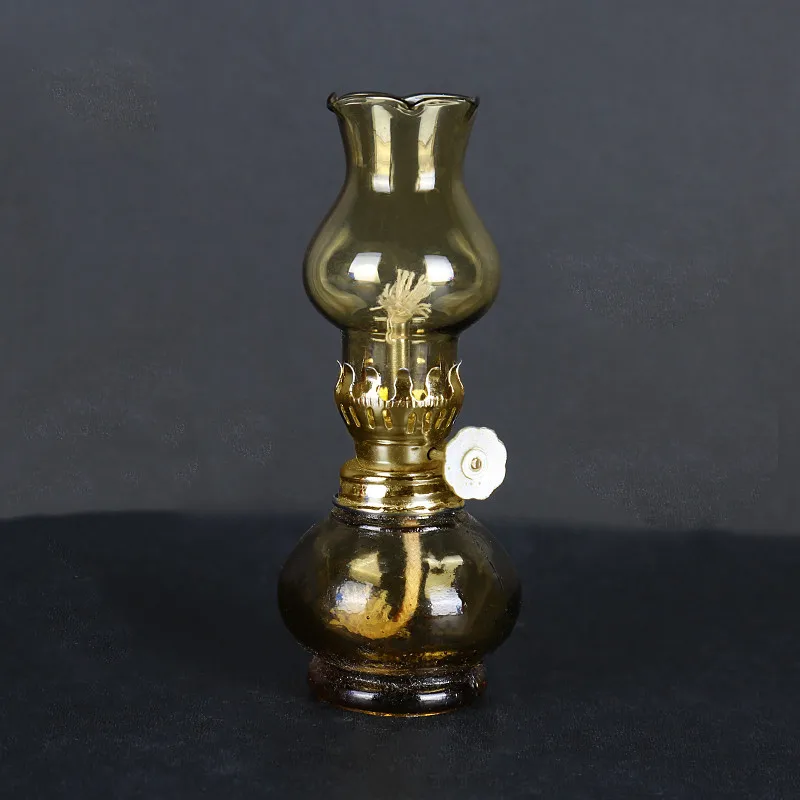 Стеклянный Железный фонарь в европейском стиле керосиновая лампа подсвечник для