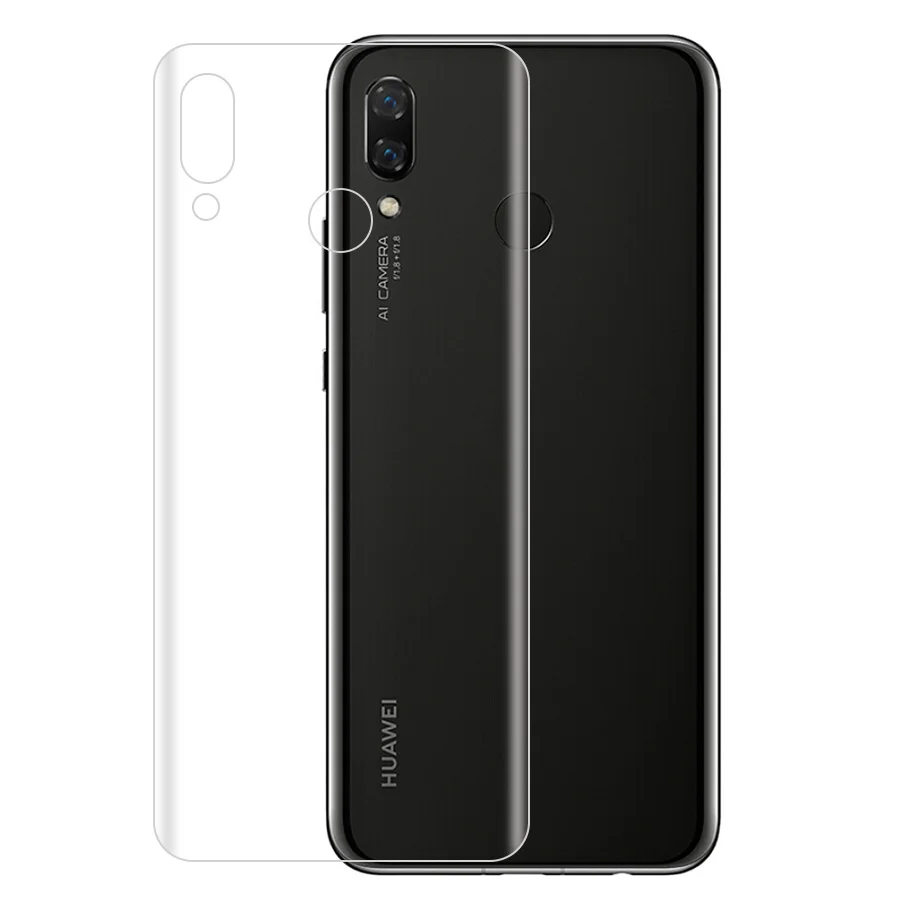 Спереди + сзади мягкая пленка для huawei Nova 3i 3e 2 s P Смарт плюс Экран полная защита