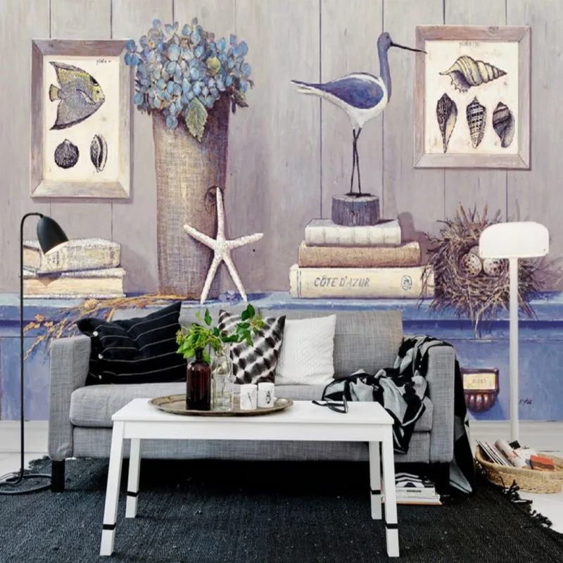 Обои 3d на заказ ручная роспись Европейский Американский пасторальный цветы