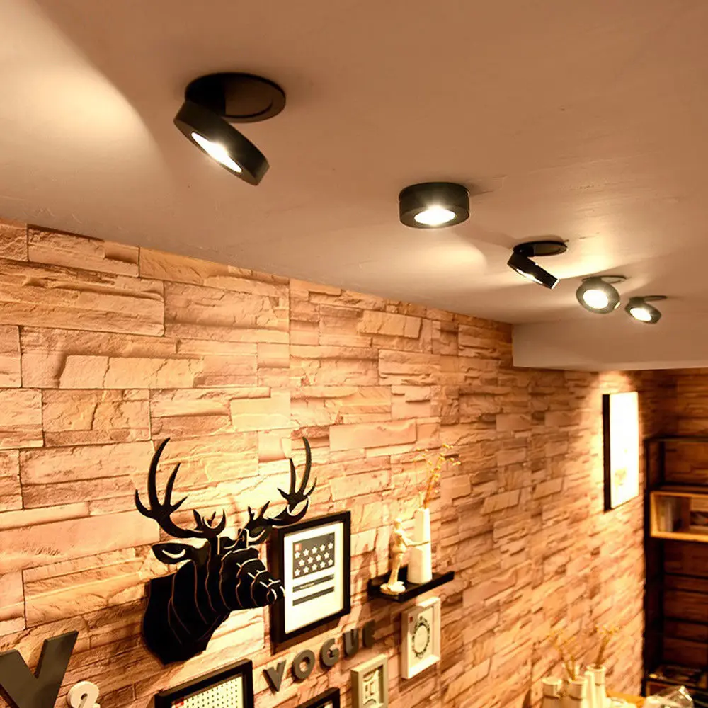 Мини Встроенный светодиодный вниз светильник утопленный потолочный 5 Вт 7 12 360