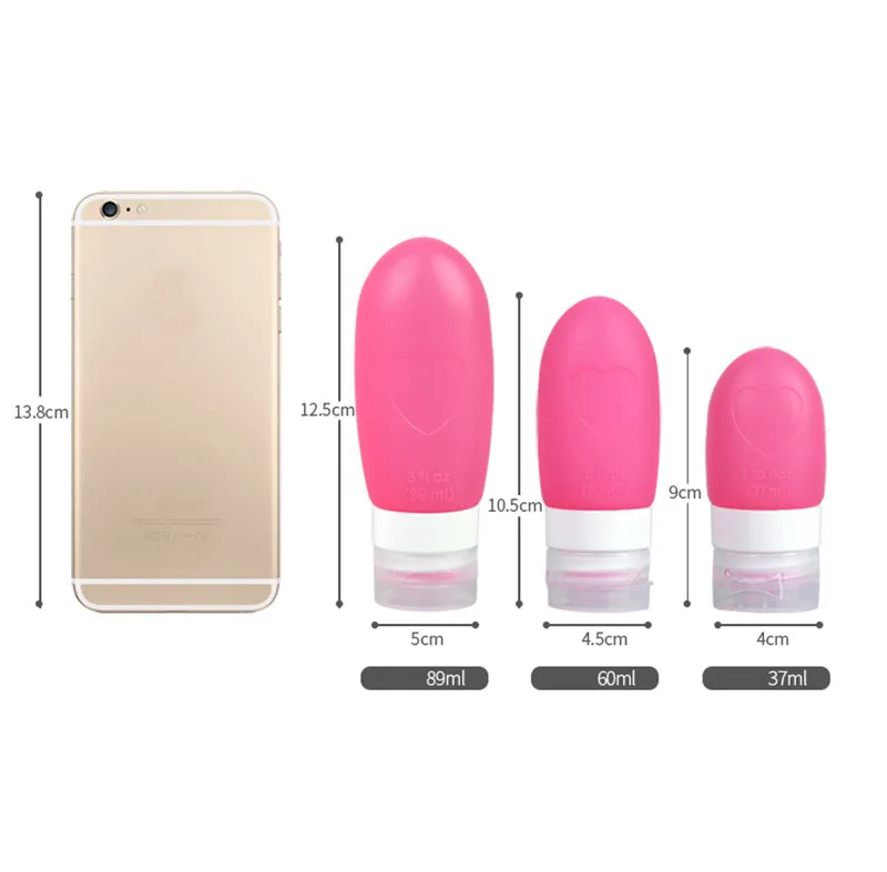 89 мл портативный мини пустая косметическая бутылка для крема контейнер