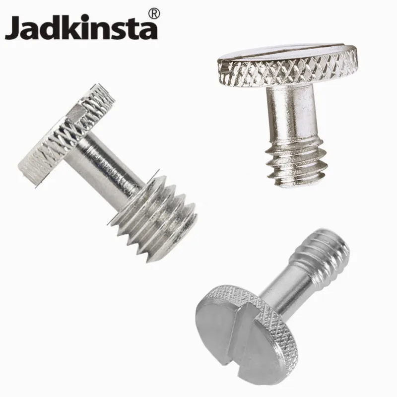 Jadkinsta 1/4 3/" с плоской головкой, винтовой адаптер с резьбой для крепления камеры, адаптер для штатива DSLR камеры, светильник