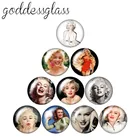 Известные актеры певцов 10 шт. Смешанные 12 мм18 мм20 мм25 мм кабошоны круглые фото стекло кабошон демо с плоской задней частью, украшения своими руками