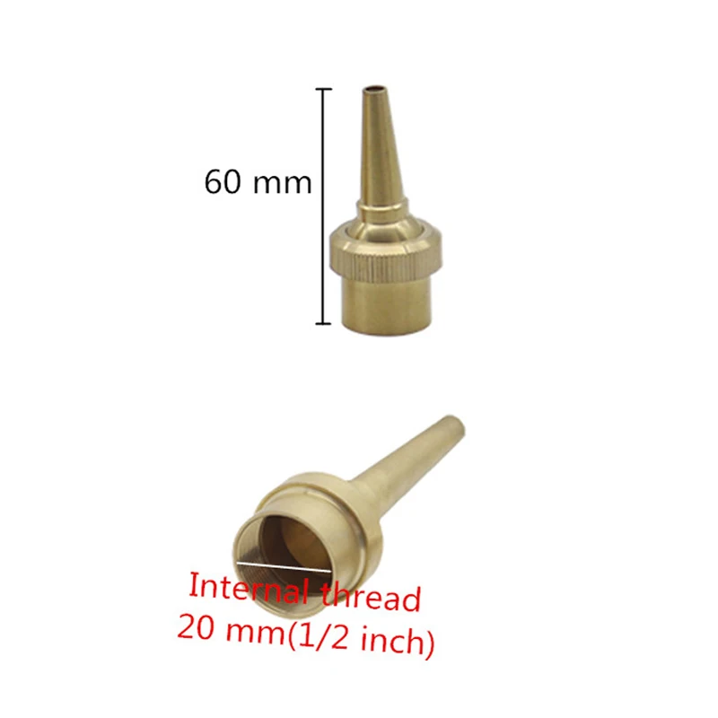 1I2 inch 1 шт. Регулируемая 1/" 3/4" " латунная прямая форсунки для струйных фонтанов универсальная медная садовая декорация для пруда фонтана - Цвет: 1I2 inch
