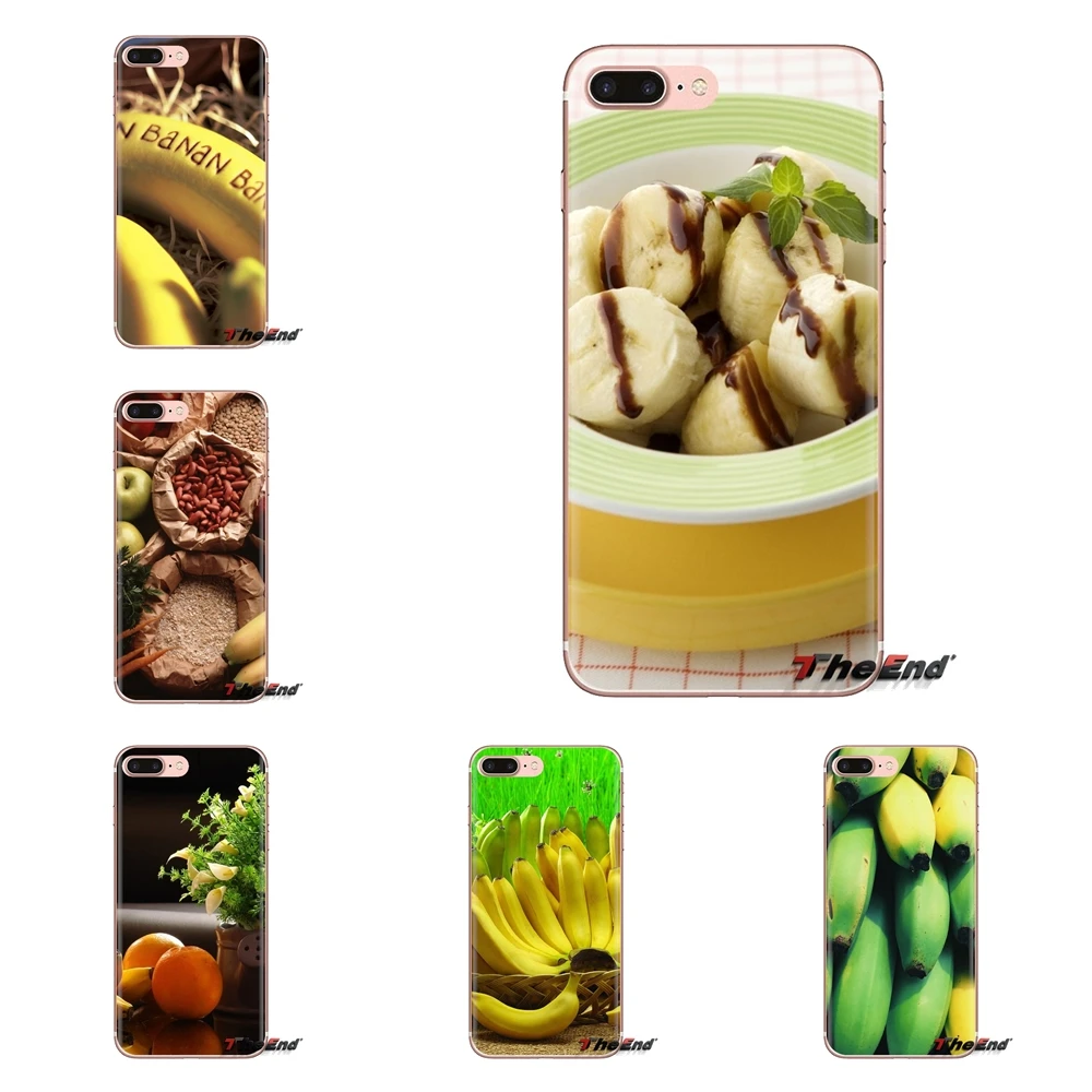 Прозрачный мягкий чехол для Xiaomi Mi4 Mi5 Mi5S Mi6 Mi A1 A2 5X6X8 9 Lite SE Pro Max Mix 2 3 2S еда обои бананы