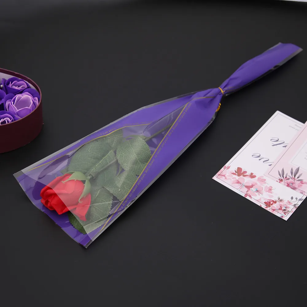 50 шт. подарочная упаковка прозрачный полиэтиленовый пакет цветной рисунок