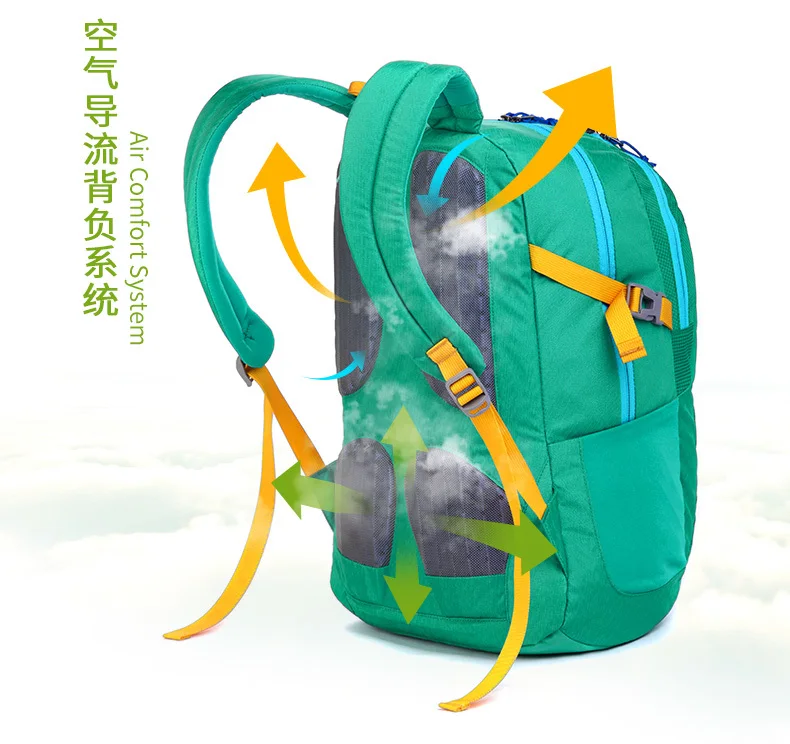 Naturehike 30L открытый рюкзак для путешествий альпинизма для мужчин и женщин походная одежда для кемпинга-устойчивый Рюкзак Зеленый