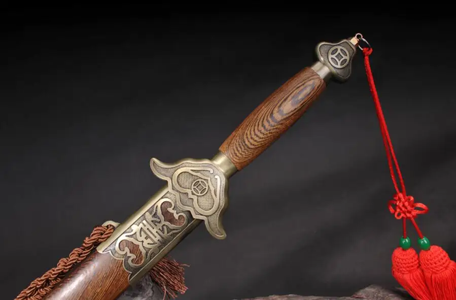 Высокое качество Китайский Меч китайский ушу Цзянь нержавеющая сталь знак