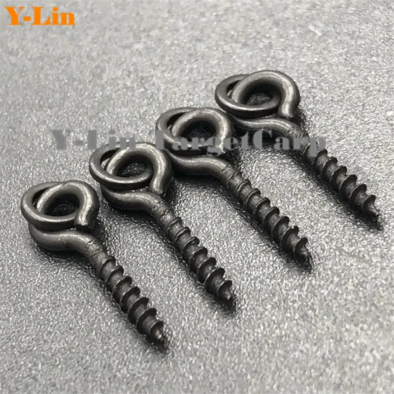 50pcs13MM ловля карпа всплывающие булочки шуруп для приманки с кольцом крючки Крюк Ссылка остановки раир установки Инструменты имитация кукурузы Тигр гайка шурупы