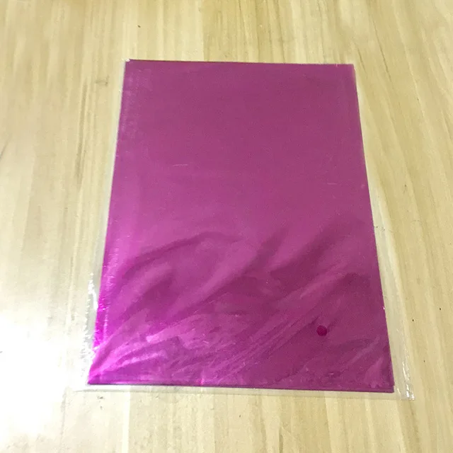 Rose Red Золото Серебро Красный горячего тиснения фольги бумажный ламинатор ламинирование передачи на элегантность лазерный принтер крафт бумага 50 шт. 20x29 см A4 - Цвет: Rose Red
