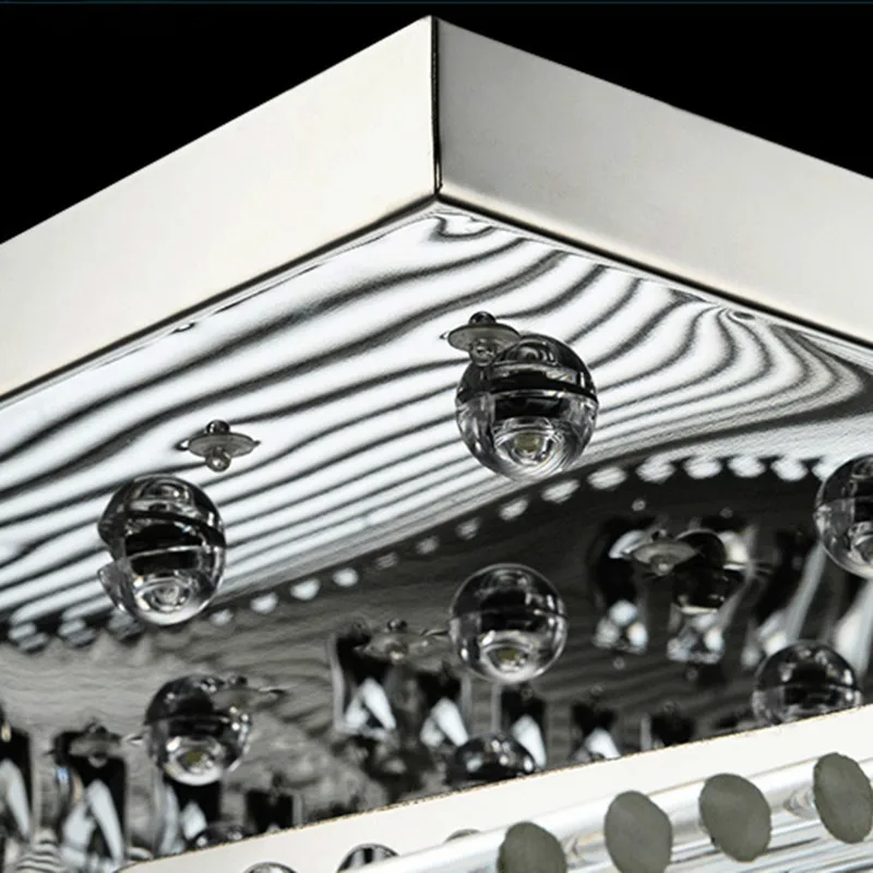 Современный светодиодный K9 хрустальный потолочный светильник круговое