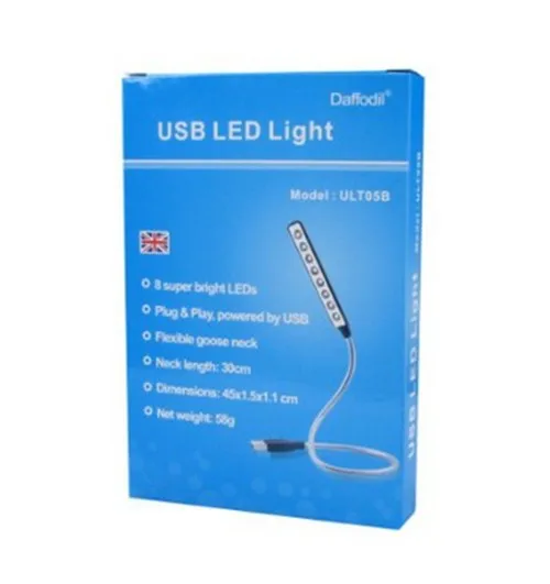 Портативная Гибкая ультраяркая светодиодная мини-лампа 10 светодиодов | Лампы и