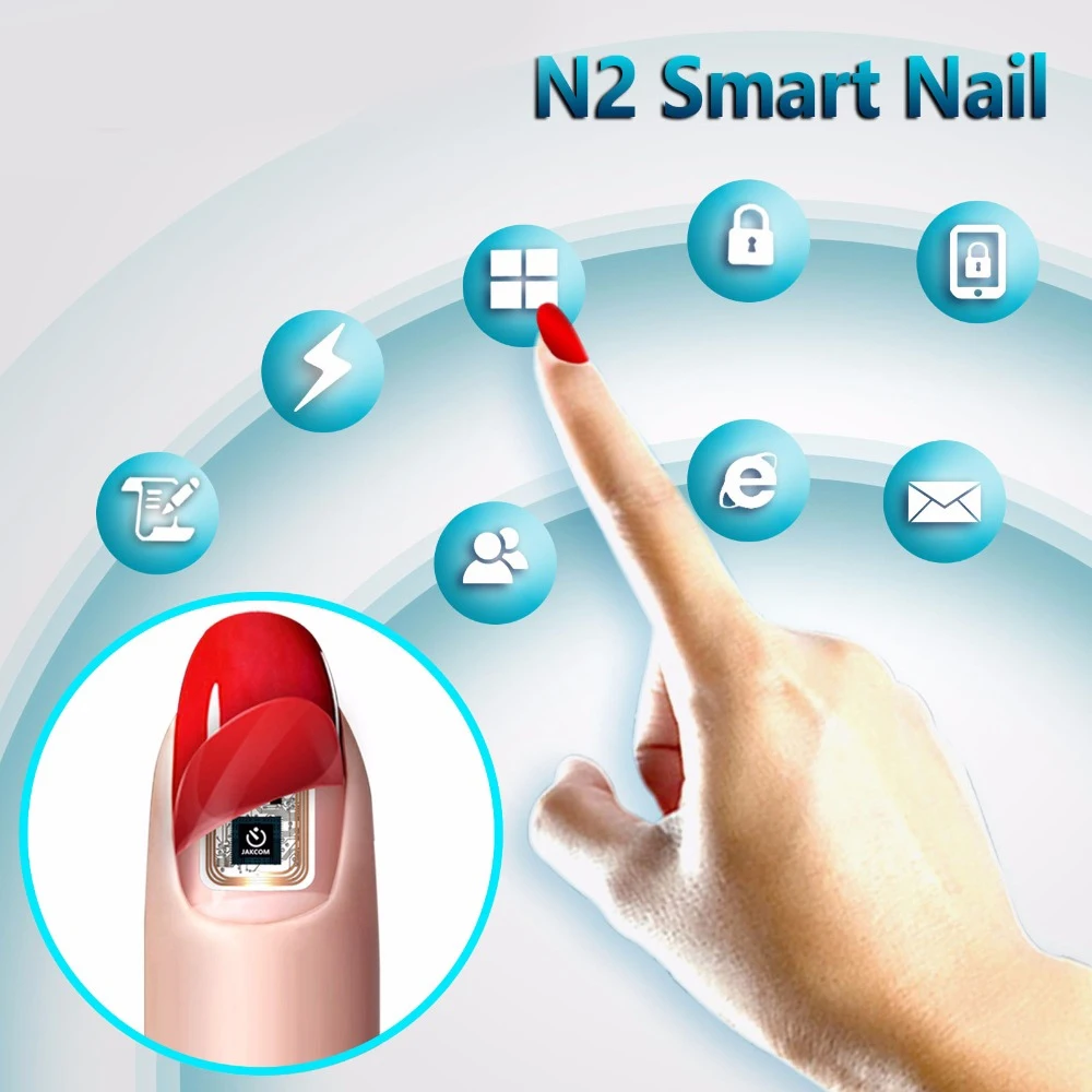 1 шт. умная наклейка для ногтей аксессуары для ногтей Наклейка nfc поддержка IC карта копия Смарт Носимых Gadge TSLM2