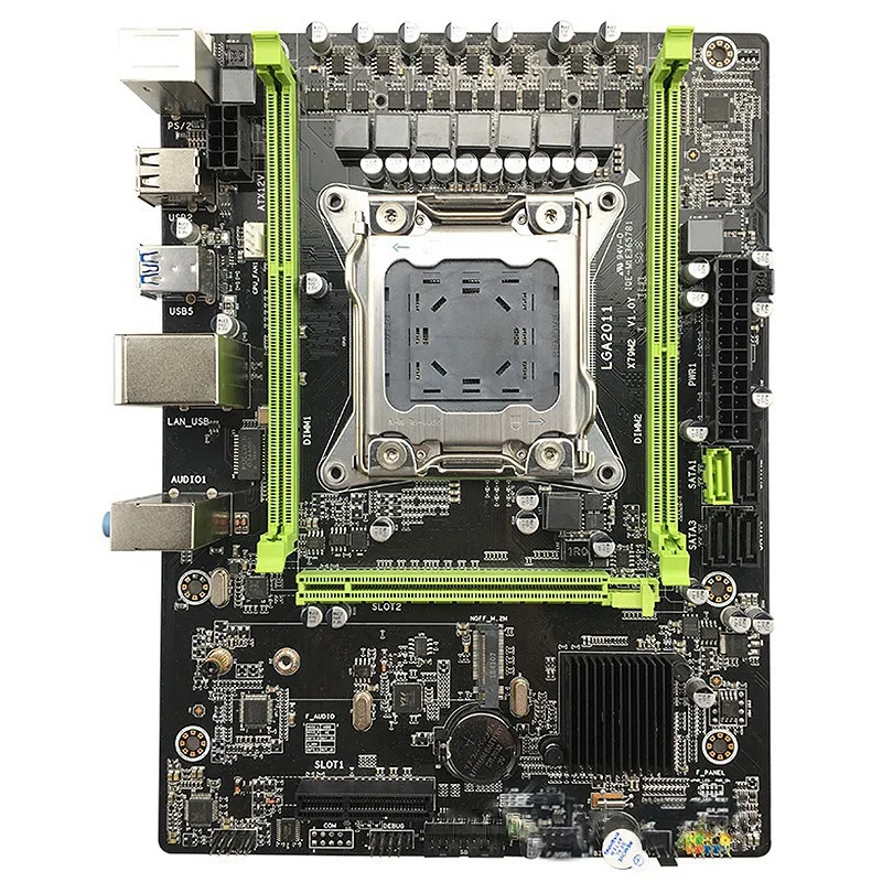 PPYY NEW X79 материнская плата Lga2011 2 канала Ddr3 памяти Ecc M.2 Usb3.0 Sata3.0 Pci E Игровая для