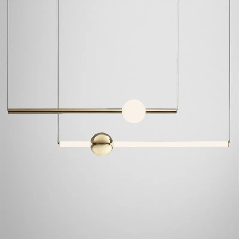 

Modern Personality LED Pendant Lights Metal Vertical Line Hall Hotel Restaurant Foyer Loft Hanging Light Fixtures Free Shipping