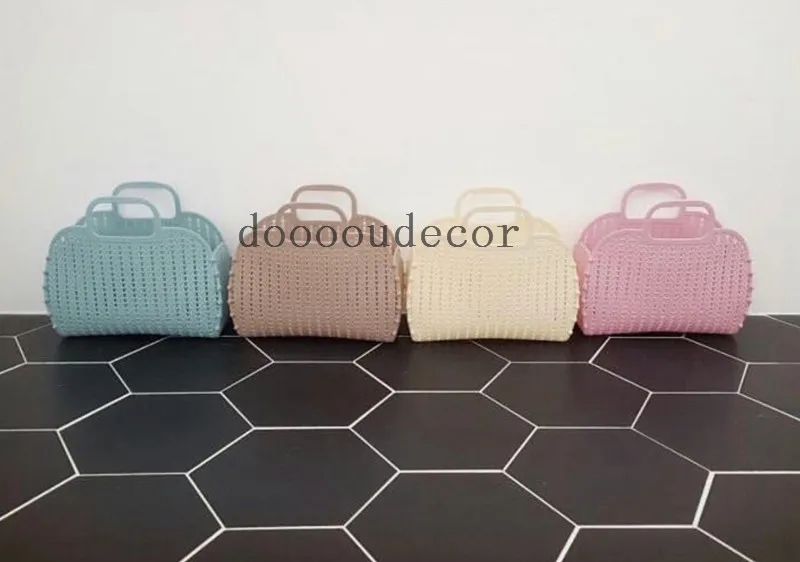 Корзина для хранения конфетных цветов деревянная ручка корзина овощей сумки