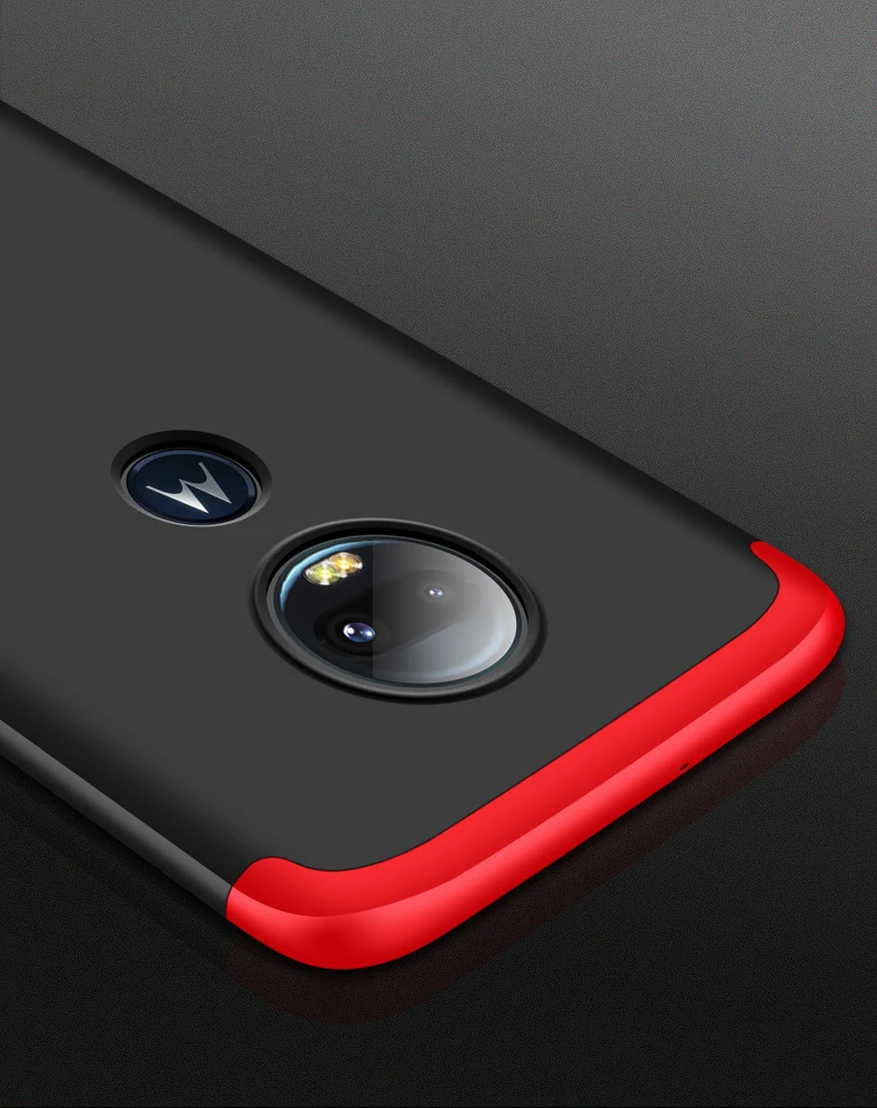 Для Motolora Moto G7 чехол 360 полная защита противоударный матовый чехол для телефона для Motolora Moto G7 Plus