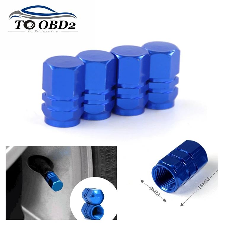 Лучшая цена Универсальный Авто велосипеда колпачки для вентиля покрышек