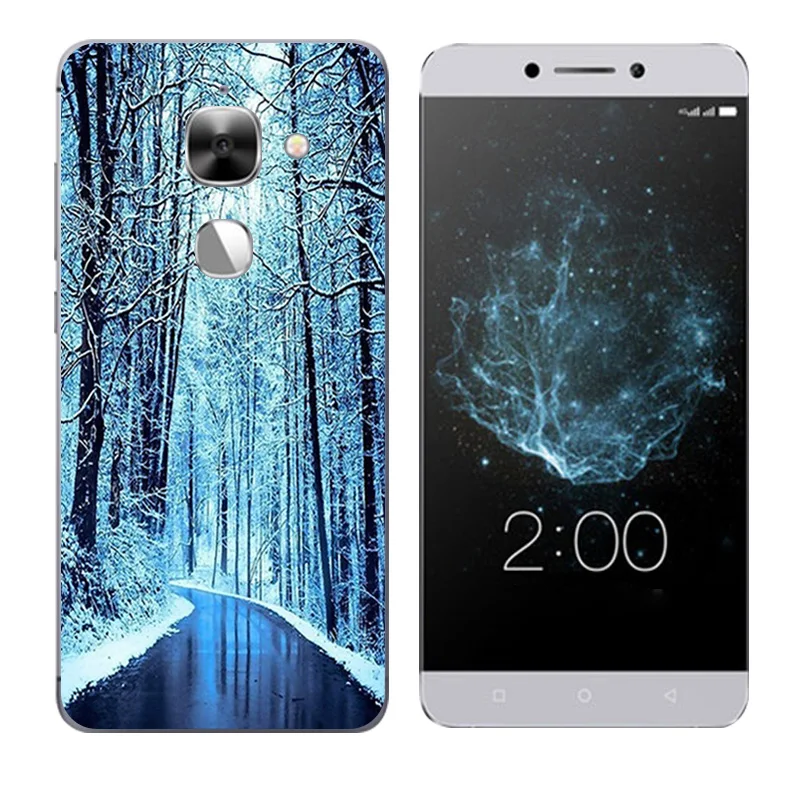 For LeEco Le Max2 Case X820 Silicone Letv Max 2 Cover Leeco Coque Snowflake Printing for Eco X829 X821 |