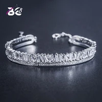 be 8 brand aaa cubic zircon wedding braceletswhite color luxury women jewelry bracelets for women b095