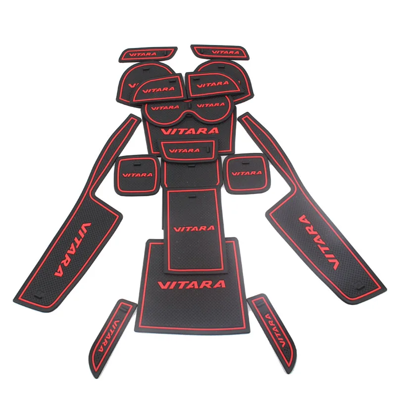 18 шт. латексные автомобильные чехлы для стайлинга нескользящая наклейка коврик