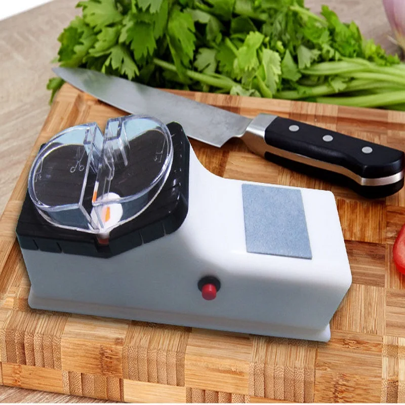 1Pcs Electric Sharpener Plug In Automatic Grinding Tool Fast Multi Function Grinder Knife Quality Kitchen Utensils Househould | Дом и сад