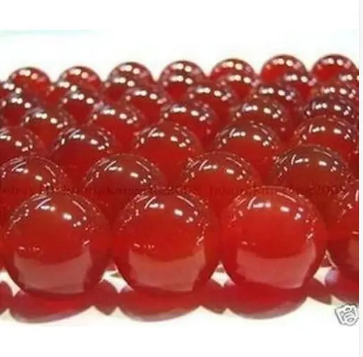 Круглые бусины с рубином незакрепленные красным драгоценным камнем класса ААА 6