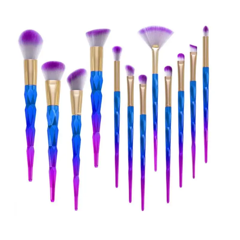 Хит продаж Каблук 12 шт./компл. кисти для макияжа Профессиональные косметические