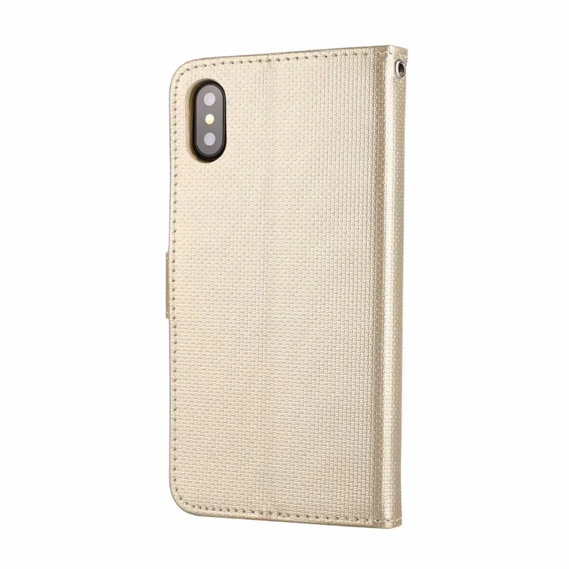 Для iphone X XS Max XR чехол Блестящий Роскошный PU кожаный чехол для iphone 6 6S 7 8 Plus 5 5S SE алмазный горный хрусталь флип чехол-кошелек
