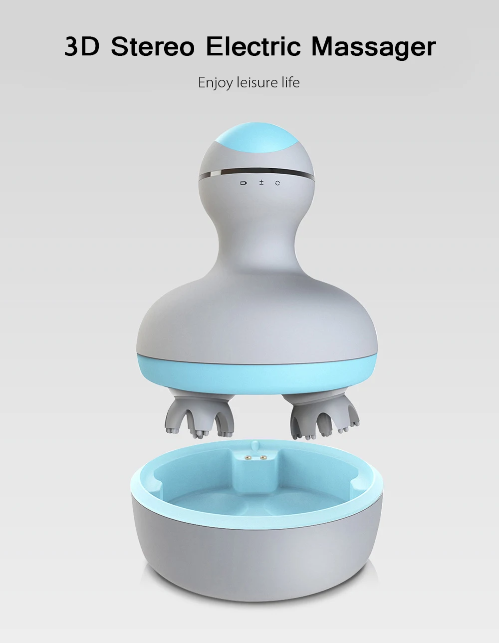 Xiaomi Mijia мини массажер для головы 3D стерео массаж влажной и сухой 6 видов массажа ручной массажный инструмент умный дом