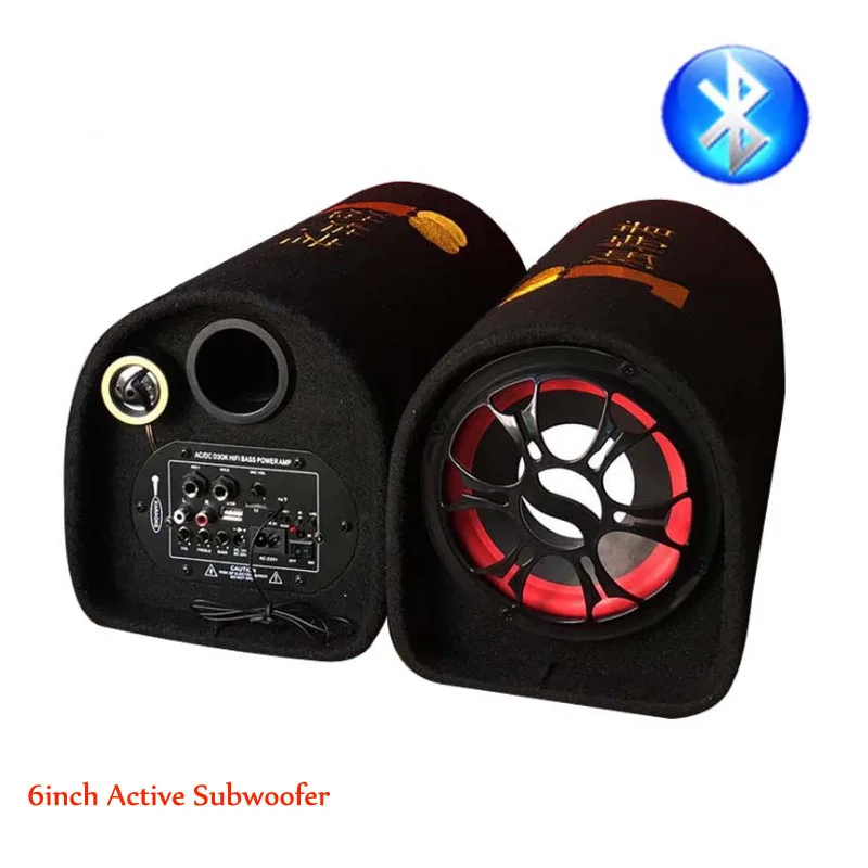 Высокое качество 6 дюймов Автомобильный bluetooth динамик сабвуфер 12V 24V 110V 220V грузовик колесный экскаватор фургоны Громкий бас-динамики