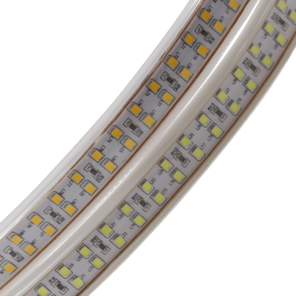 208 светодиодный s/m 220v Светодиодный светильник 2835 SMD белый/теплый белый двухрядный