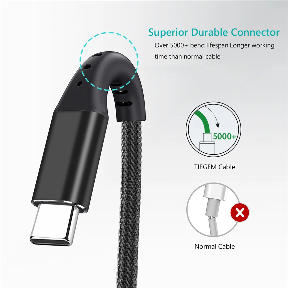 Дата USB-C мобильный телефон быстрое зарядное устройство тип-c кабель для samsung Galaxy S10 S9 S8 Plus HUAWEI P20 P30 Lite P20 Pro происхождения провода шнур