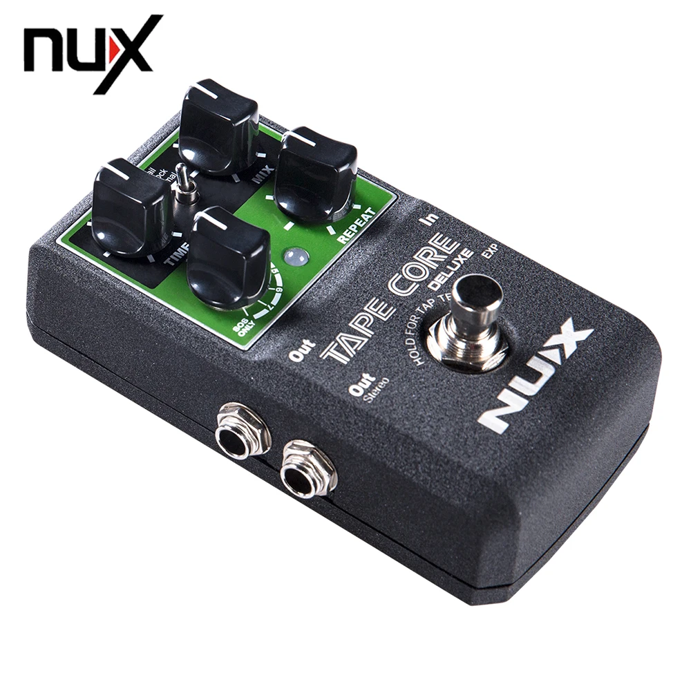 NUX ленты Core Deluxe моделирование аналоговая схема эхо тон гитары педаль эффектов 7