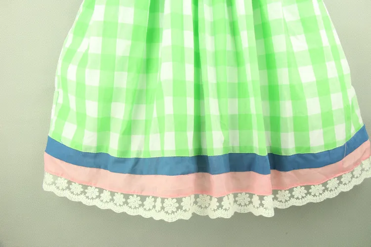 Коллекция 2016 года плиссированное платье в клетку для девочек детские длинные